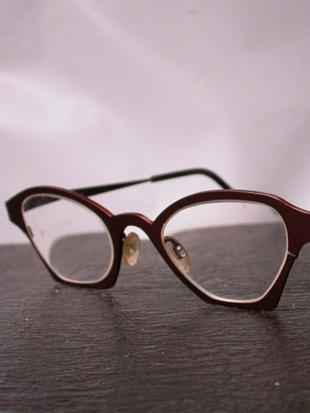 Theo Eye Witness Bronze Modern Art Eyeglasses Spectacles Frames Made in Belgium
